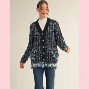 💖Jodifl Tweed Cardigan Sweater💖